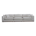 Rio Modular Sofa With Rubber Wood Base - 136.2W x41D x23.6H