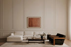 Rio Modular Sofa With Rubber Wood Base - 136.2W x41D x23.6H