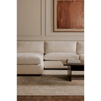 Rio Modular Sofa With Rubber Wood Base - 136.2W x41D x23.6H