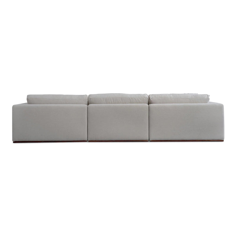 Rio Modular Sofa With Rubber Wood Base - 136.2W x41D x23.6H