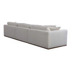 Rio Modular Sofa With Rubber Wood Base - 136.2W x41D x23.6H