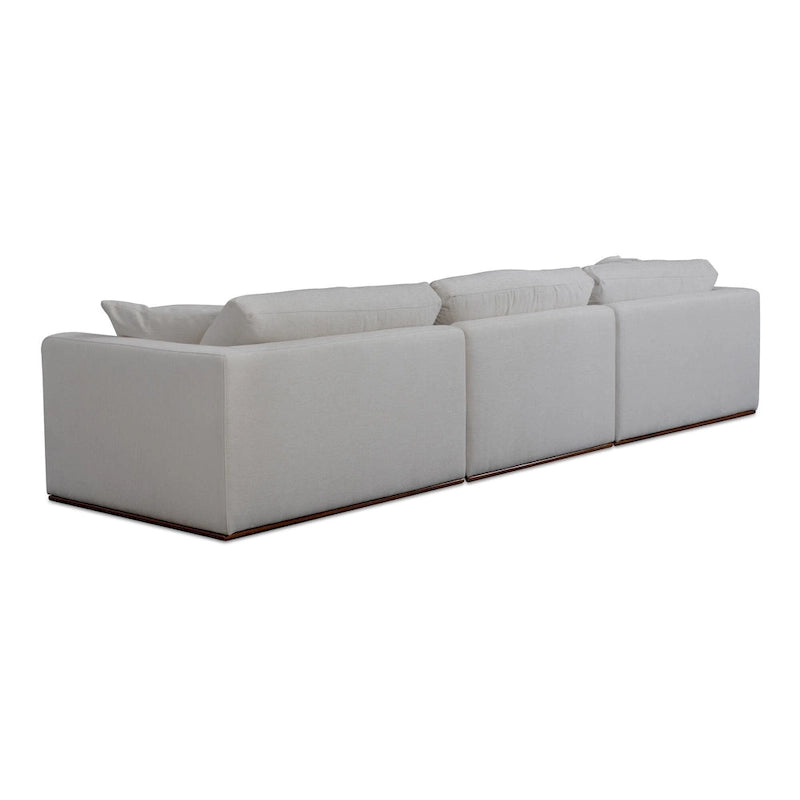 Rio Modular Sofa With Rubber Wood Base - 136.2W x41D x23.6H