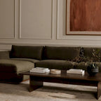 Rio Modular Sofa With Rubber Wood Base - 136.2W x41D x23.6H
