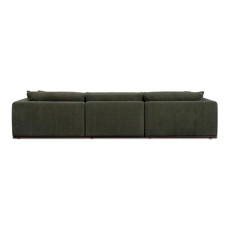 Rio Modular Sofa With Rubber Wood Base - 136.2W x41D x23.6H