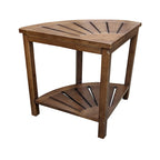 Solid Bamboo Spa Style Corner Bench