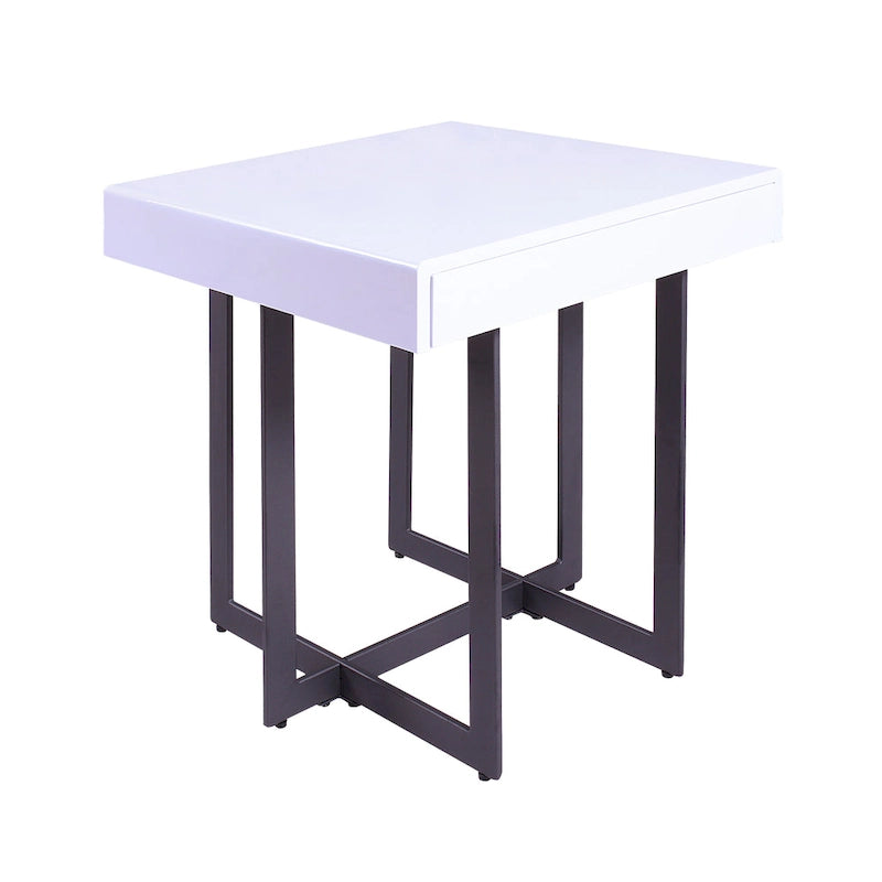 Contemporary Steel 2-Piece Storage Coffee Table