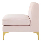 Channel Tufted Performance Velvet 4-Seater Sofa