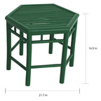 Green Bamboo End Tables (2-Pack)