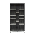 3-pc. Grey Faux Wood Entertainment Center