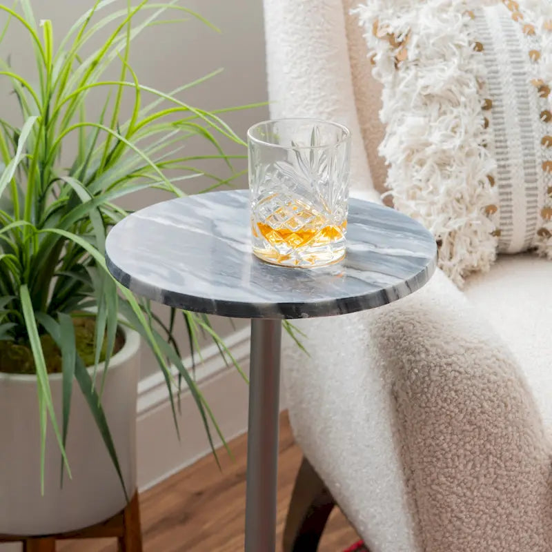 Glam Marble Drink Table