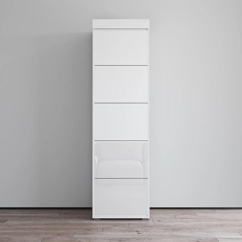 3EX Glass Front Wardrobe Armoire