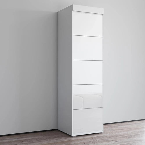 3EX Glass Front Wardrobe Armoire
