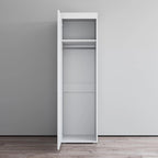 3EX Glass Front Wardrobe Armoire