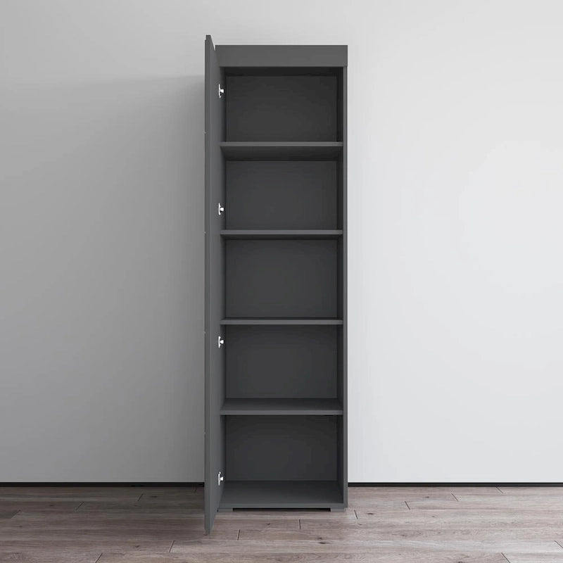 3EX Glass Front Wardrobe Armoire