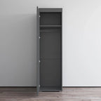 3EX Glass Front Wardrobe Armoire