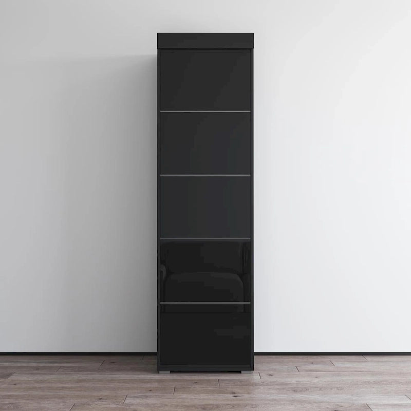 3EX Glass Front Wardrobe Armoire