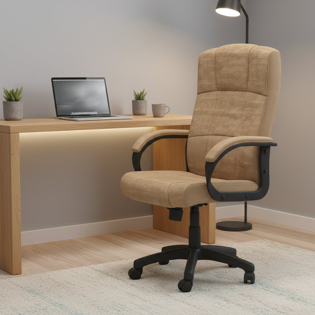 High Back Fabric Executive Office Arm Chair