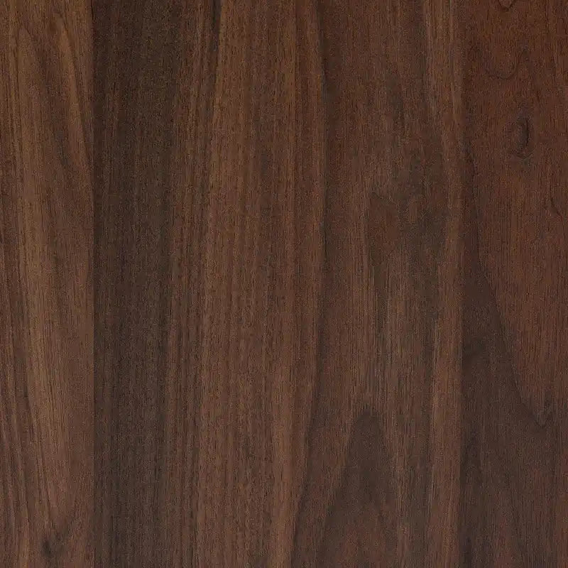Mid-Century Modern Transitional Walnut Brown Finished Wood 2-Drawer Nightstand