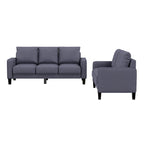 Modern Living Room Furniture Sofa in Beige Fabric 2+3