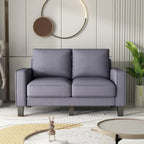 Modern Living Room Furniture Sofa in Beige Fabric 2+3