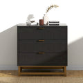 3 Drawer Dresser, with Metal Legs