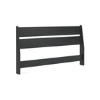 Black Panel Headboard with Dresser and Nightstand