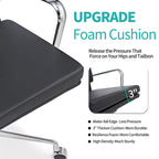 Office Chair PU Leather Adjustable ErgoChair with Thickened Cushion
