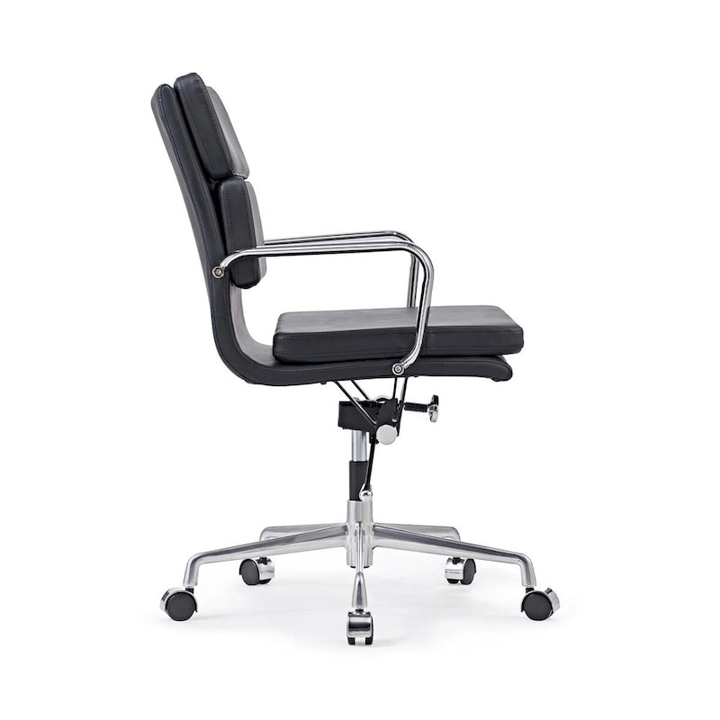 Office Chair PU Leather Adjustable ErgoChair with Thickened Cushion