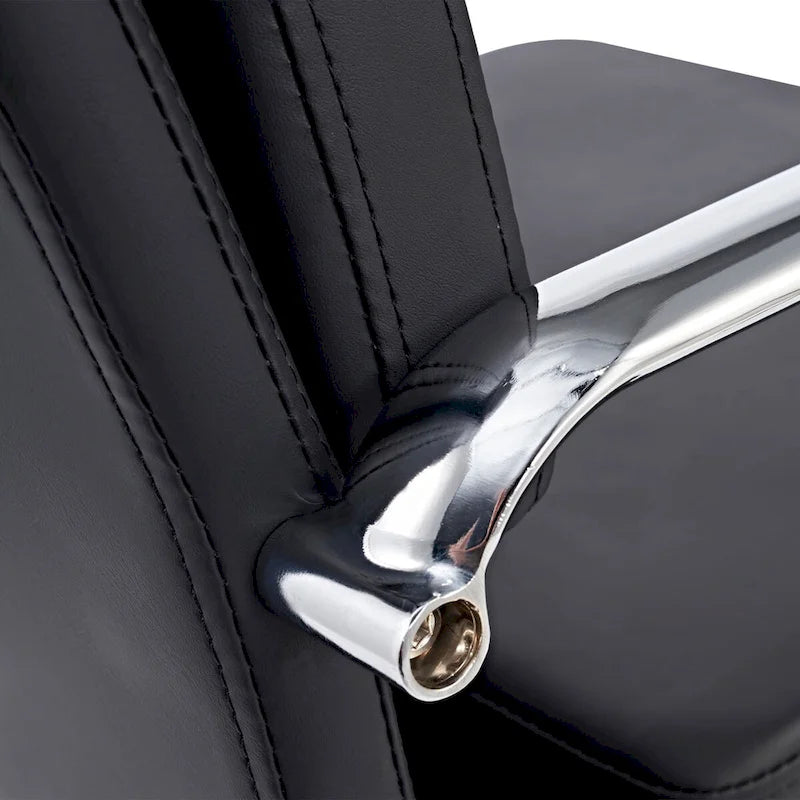 Office Chair PU Leather Adjustable ErgoChair with Thickened Cushion