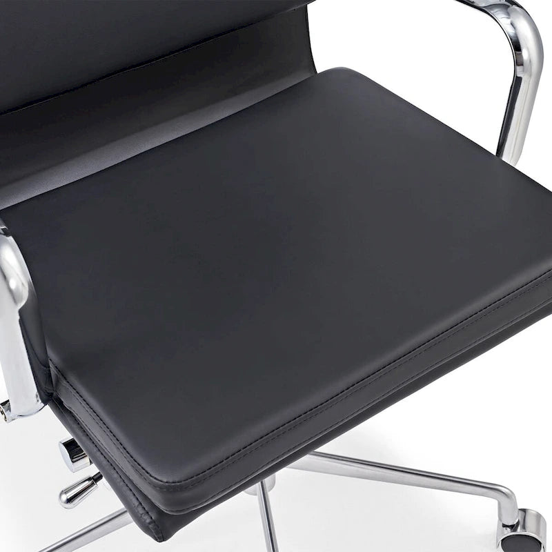 Office Chair PU Leather Adjustable ErgoChair with Thickened Cushion