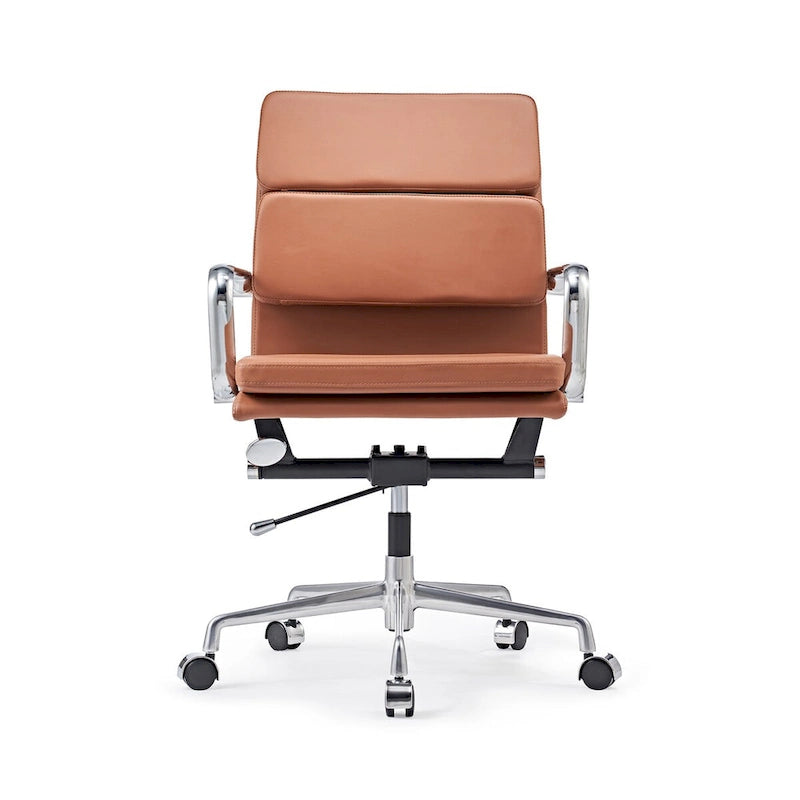 Office Chair PU Leather Adjustable ErgoChair with Thickened Cushion