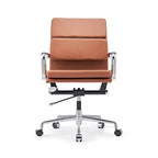 Office Chair PU Leather Adjustable ErgoChair with Thickened Cushion