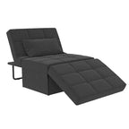 Convertible Lounger Ottoman Sofa Chair with 4-in-1 Design