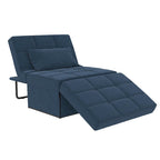 Convertible Lounger Ottoman Sofa Chair with 4-in-1 Design