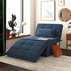 Convertible Lounger Ottoman Sofa Chair with 4-in-1 Design