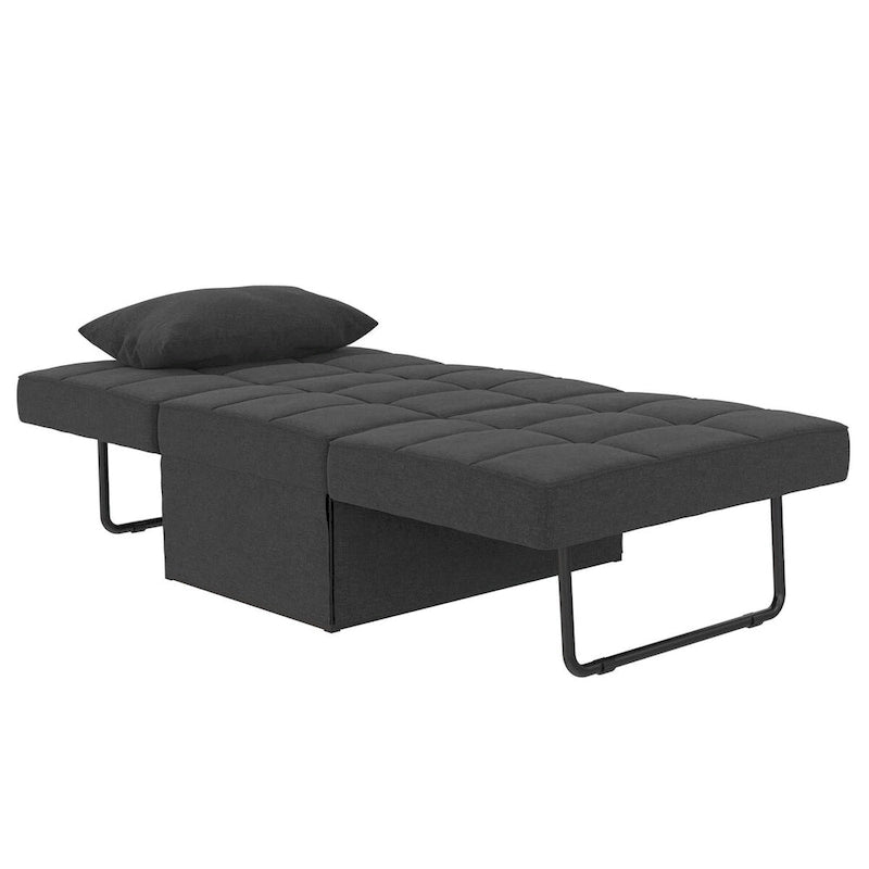 Convertible Lounger Ottoman Sofa Chair with 4-in-1 Design