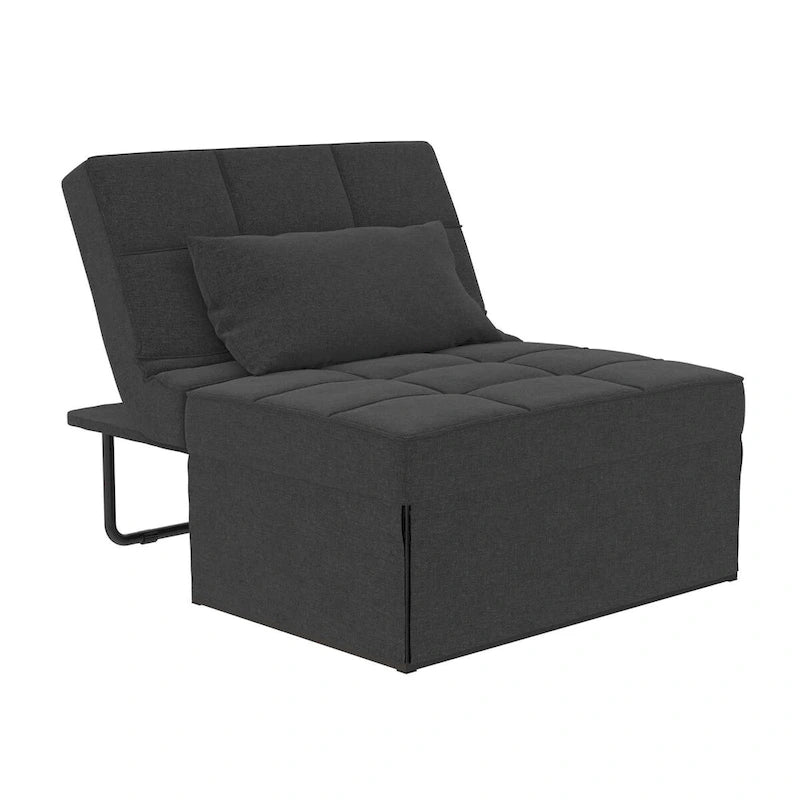 Convertible Lounger Ottoman Sofa Chair with 4-in-1 Design
