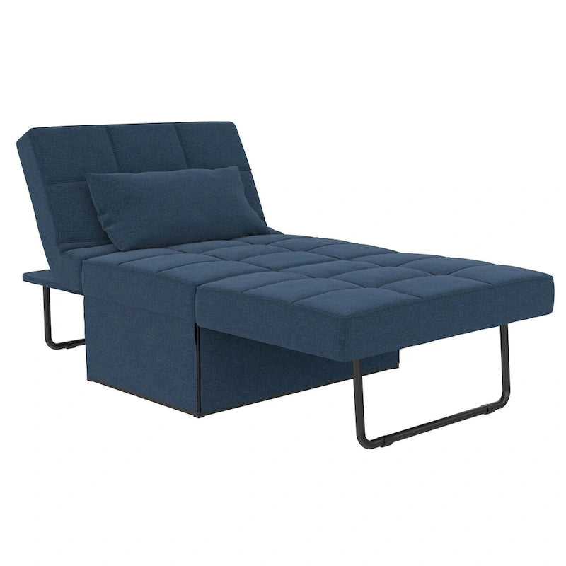 Convertible Lounger Ottoman Sofa Chair with 4-in-1 Design