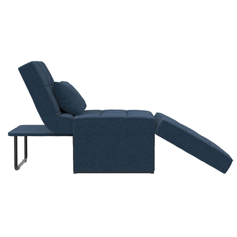 Convertible Lounger Ottoman Sofa Chair with 4-in-1 Design