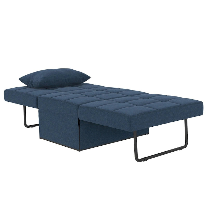 Convertible Lounger Ottoman Sofa Chair with 4-in-1 Design