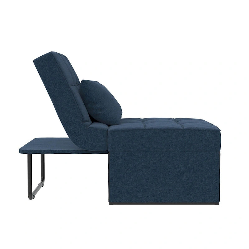 Convertible Lounger Ottoman Sofa Chair with 4-in-1 Design