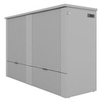 Full Size Murphy Bed Wall Bed with Drawer and Sockets & USB Ports