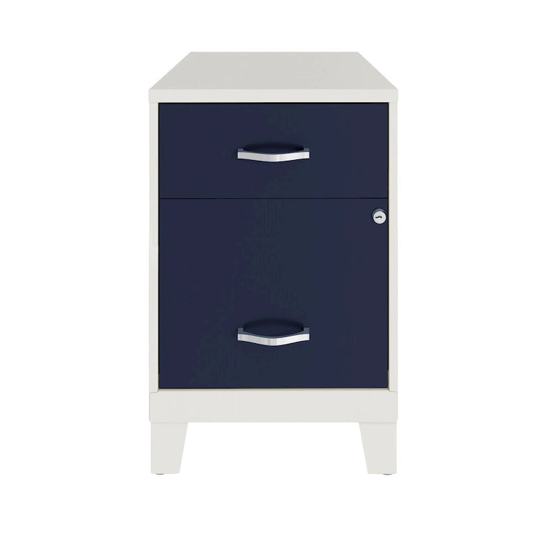 18D 2 Drawer Vertical File Cabinet with Accessory Drawer and Legs