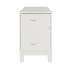18D 2 Drawer Vertical File Cabinet with Accessory Drawer and Legs