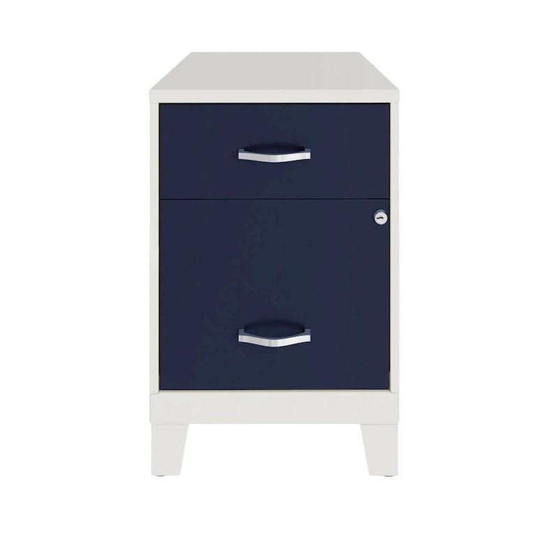 18D 2 Drawer Vertical File Cabinet with Accessory Drawer and Legs